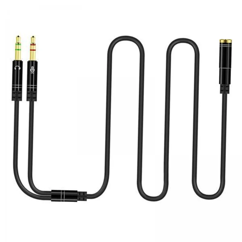 ユニバーサル PC ラップトップヘッドフォンスプリッターケー - Pc Gaming Earphones のレビューと価格