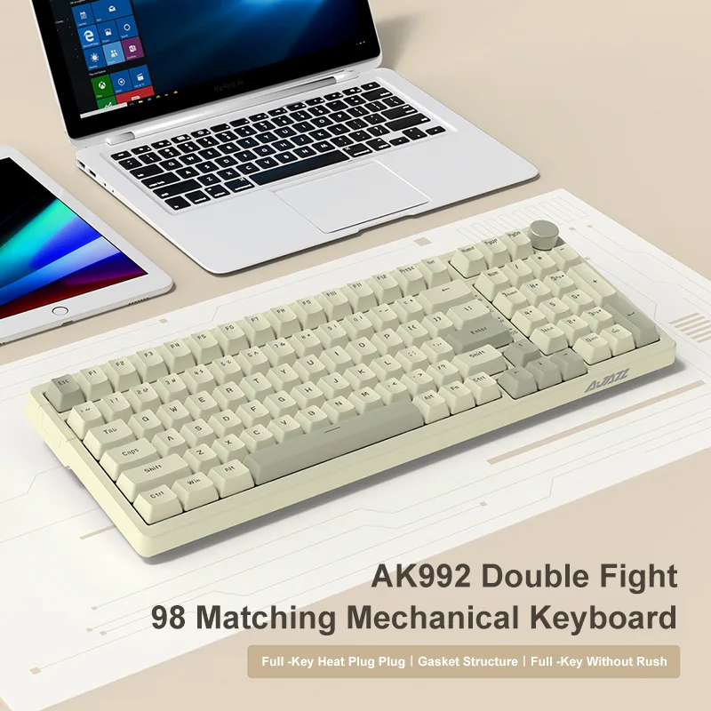 Ajazz-有線メカニカルゲーミングキーボード,ホットスワッ - Pc Gaming Fullset のレビューと価格
