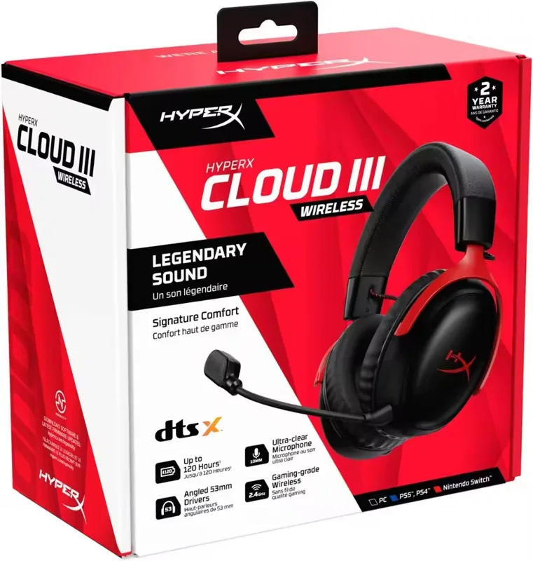 HyperX Cloud 3 77Z46AA 77Z45AA - Pc Gaming Earphones のレビューと価格