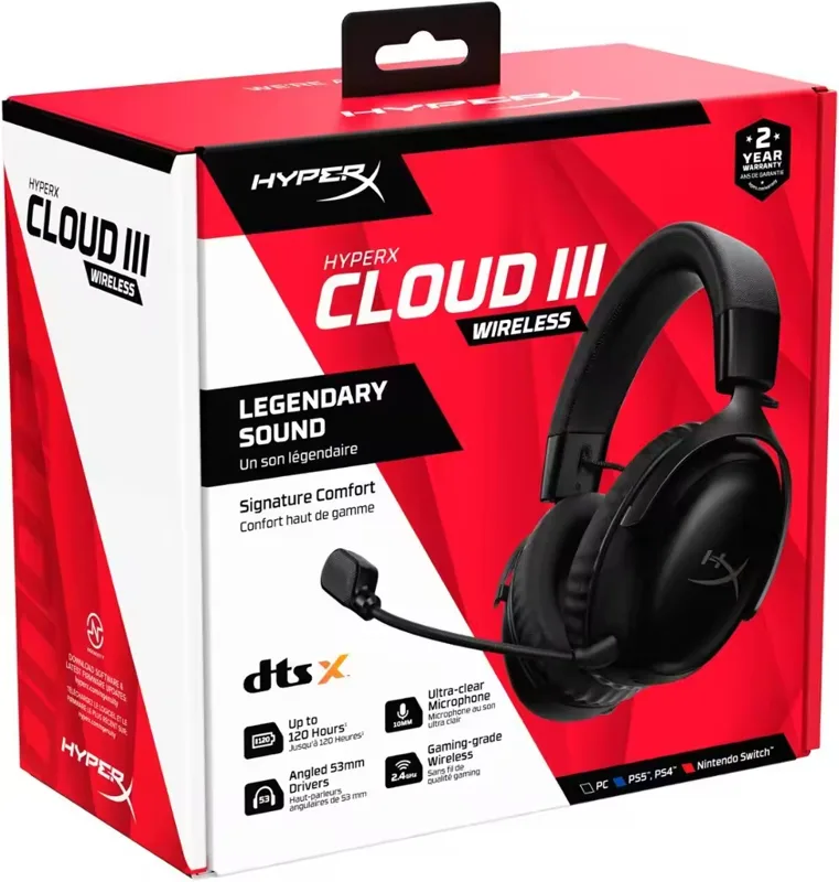 HyperX Cloud 3 77Z46AA 77Z45AA - Pc Gaming Earphones のレビューと価格