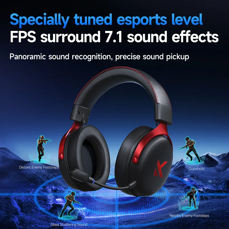 MCHOSE V9 Pro ヘッドセット マイク付き 3モー - Pc Gaming Earphones のレビューと価格