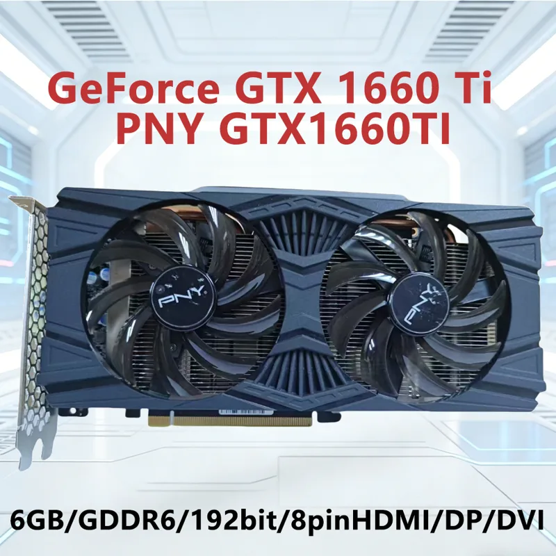 GTX 1660 Ti 6GB GPU PNY GTX 16 - Pc Gaming Gtx 1660 のレビューと価格