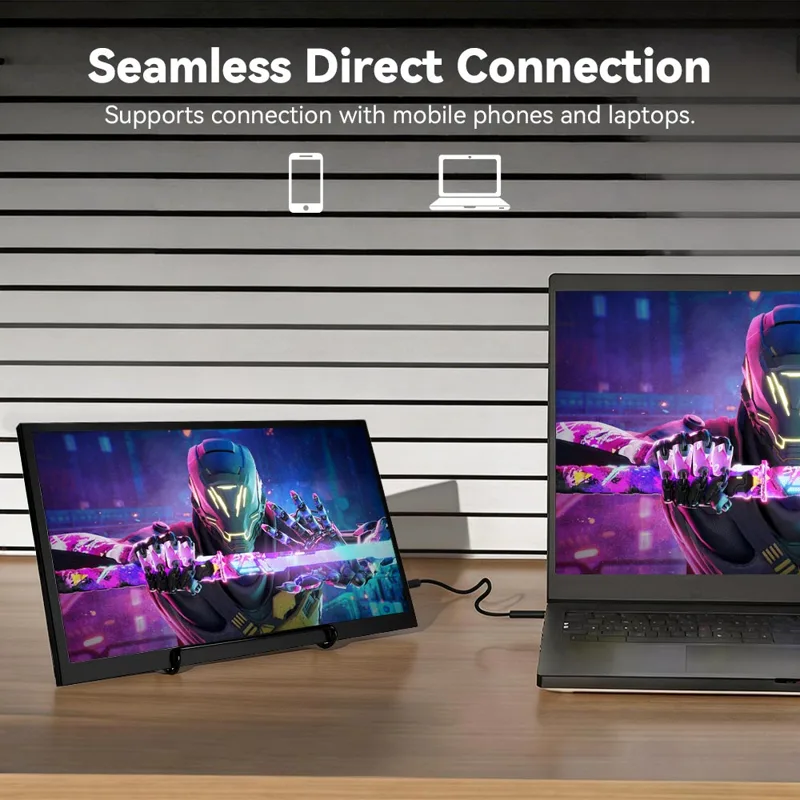 10.5インチ超薄型ポータブルモニター、1920x1280  - Pc Gaming Fullset のレビューと価格
