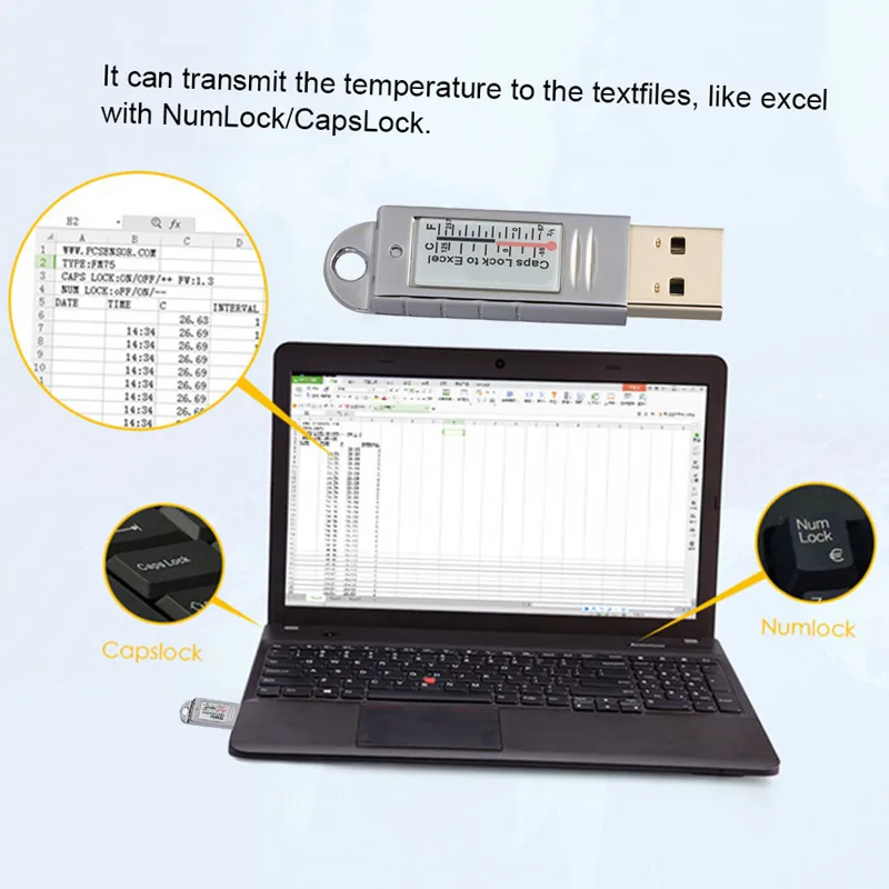 PCsensor USB 温度計 湿度計 PCsensor  - Sound Card Usb のレビューと価格