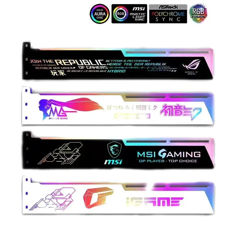 4090 VGA ホルダー 5V ARGB AURA SYN - Pc Gaming Graphics Card のレビューと価格