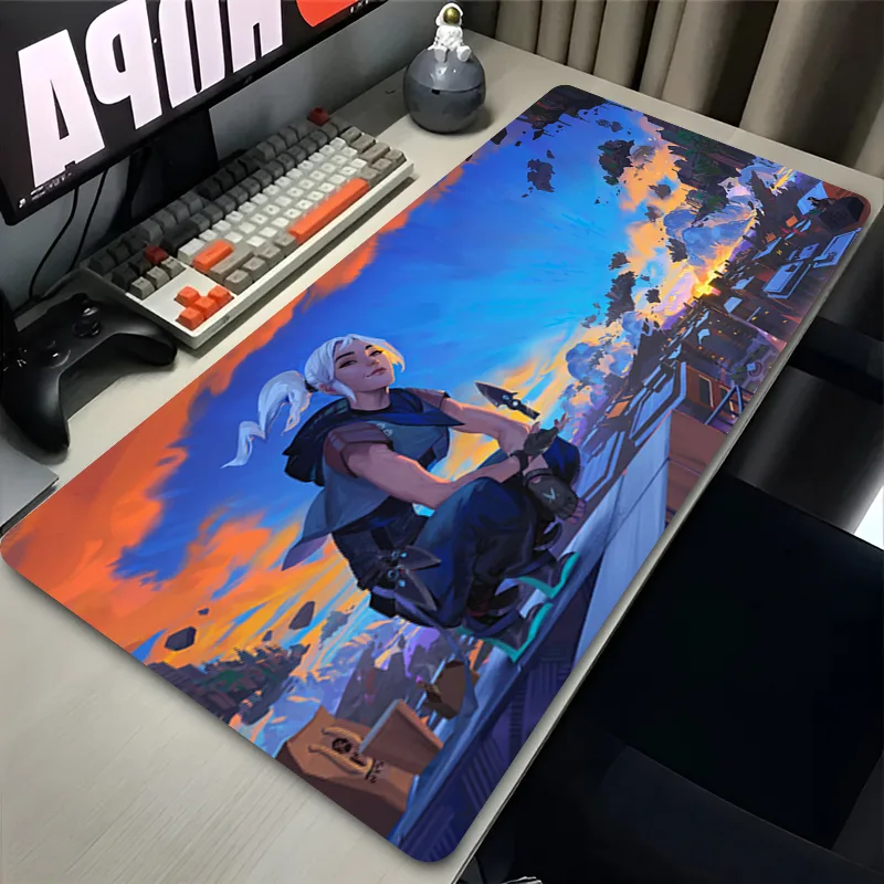 マウスパッド ホットゲーム ヴァロラント ジェット XXL  - Pc Gaming Valorant のレビューと価格