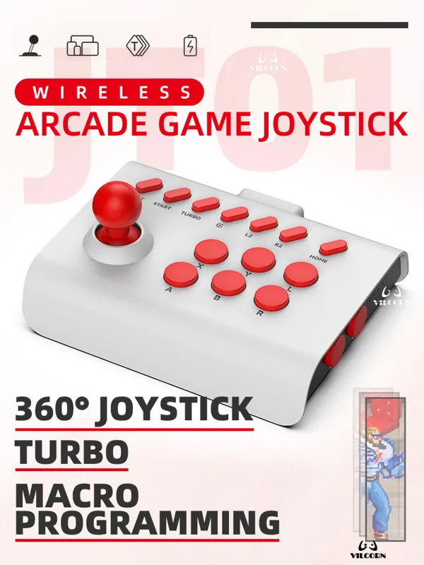 ゲーム用ワイヤレスアーケードジョイスティック,PC, And - Joystick Pc Gaming のレビューと価格