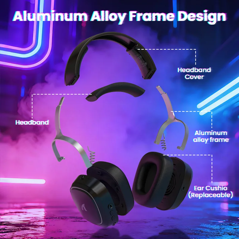 ATTACK SHARK G800 ワイヤレスゲーミングヘッ - Pc Gaming Earphones のレビューと価格