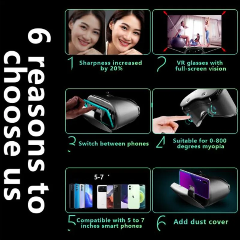 オリジナル VRGpro X7 VR バーチャルリアリティ  - Pc Gaming Vr Headset のレビューと価格