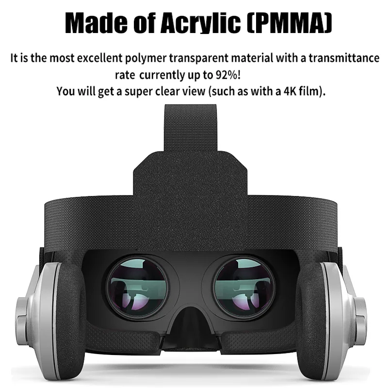 VR Shinecon Casque Viar 3D メガネ - Vr Headset Pc のレビューと価格