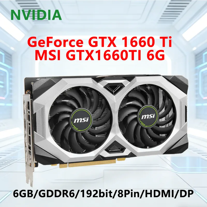 MSI NVIDIA GTX 1660 Ti 6GB GDD - Pc Gaming Gtx 1660 のレビューと価格