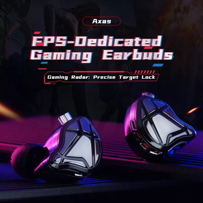    KZ Axas FPSゲーミングIEMヘッドホン プ - Pc Gaming Earphones のレビューと価格